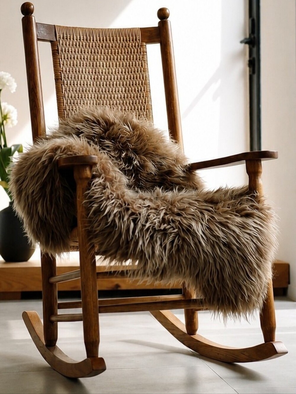 Golden Brown Icelandic Sheepskin Rug